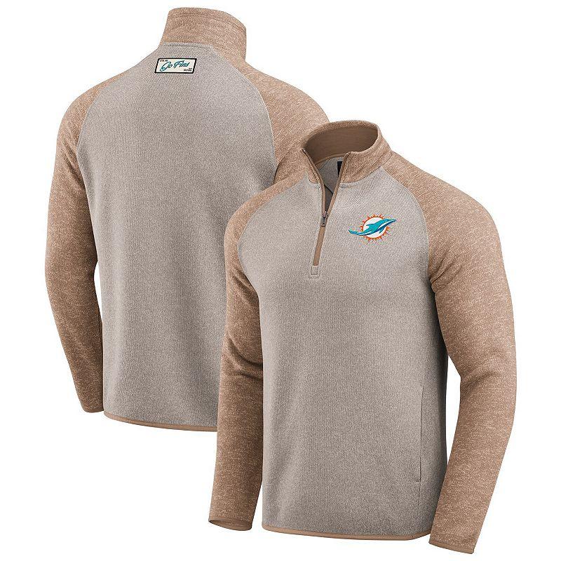 Men's Darius Rucker Collection by Fanatics Tan Cleveland Browns Tonal Quarter-Zip Jacket, Size: Small, Team Product Image