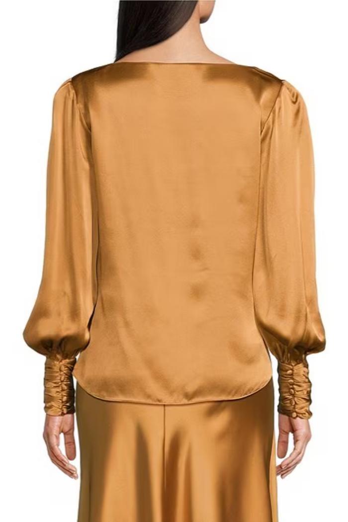 Olivia Silk Charmeuse Blouse Product Image