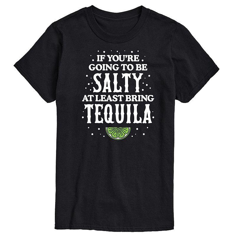Mens Be Salty Bring Tequila Graphic Tee Product Image