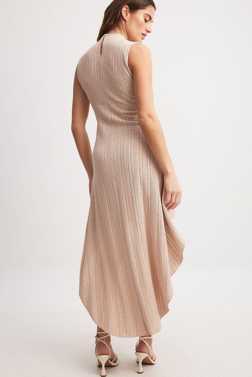 Crochet Sleeveless Midi Dress Product Image