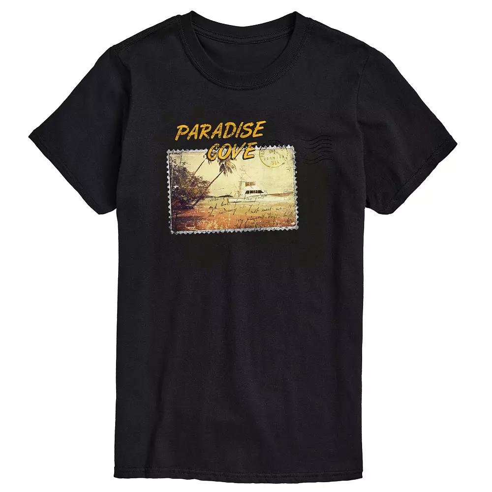 Big & Tall Paradise Cove Postacard Tee, Men's,  Product Image
