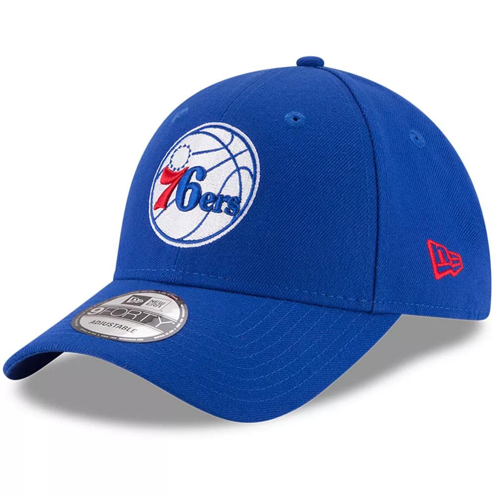 Men's New Era Royal Philadelphia 76ers Official Team Color 9FORTY Adjustable Hat, 76r Blue Product Image