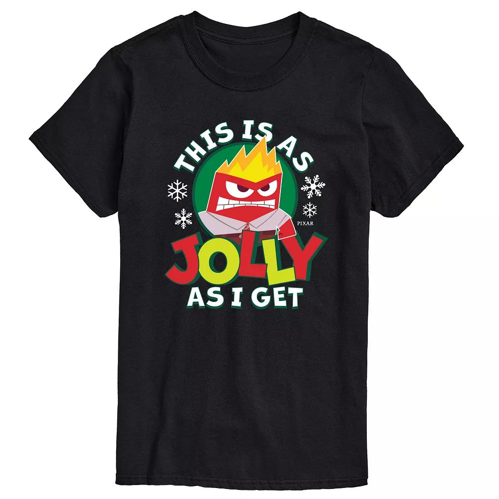 Disney / Pixar's Inside Out 2 Big & Tall Anger Jolly As I Get Graphic Tee, Men's,  Product Image
