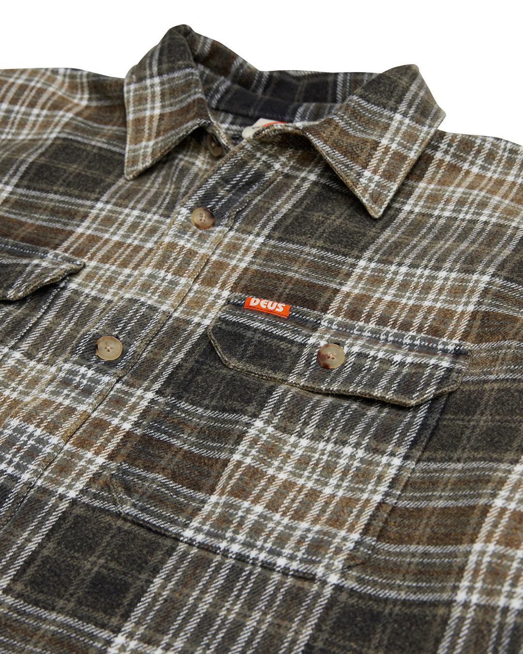 Vacay Check Shirt - Grey Check Product Image