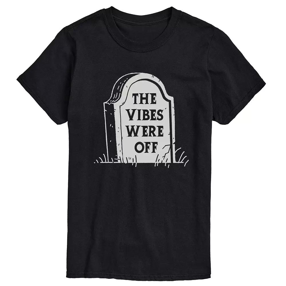 Big & Tall The Vibes Were Off Headstone Short Sleeve Graphic Tee, Men's,  Product Image