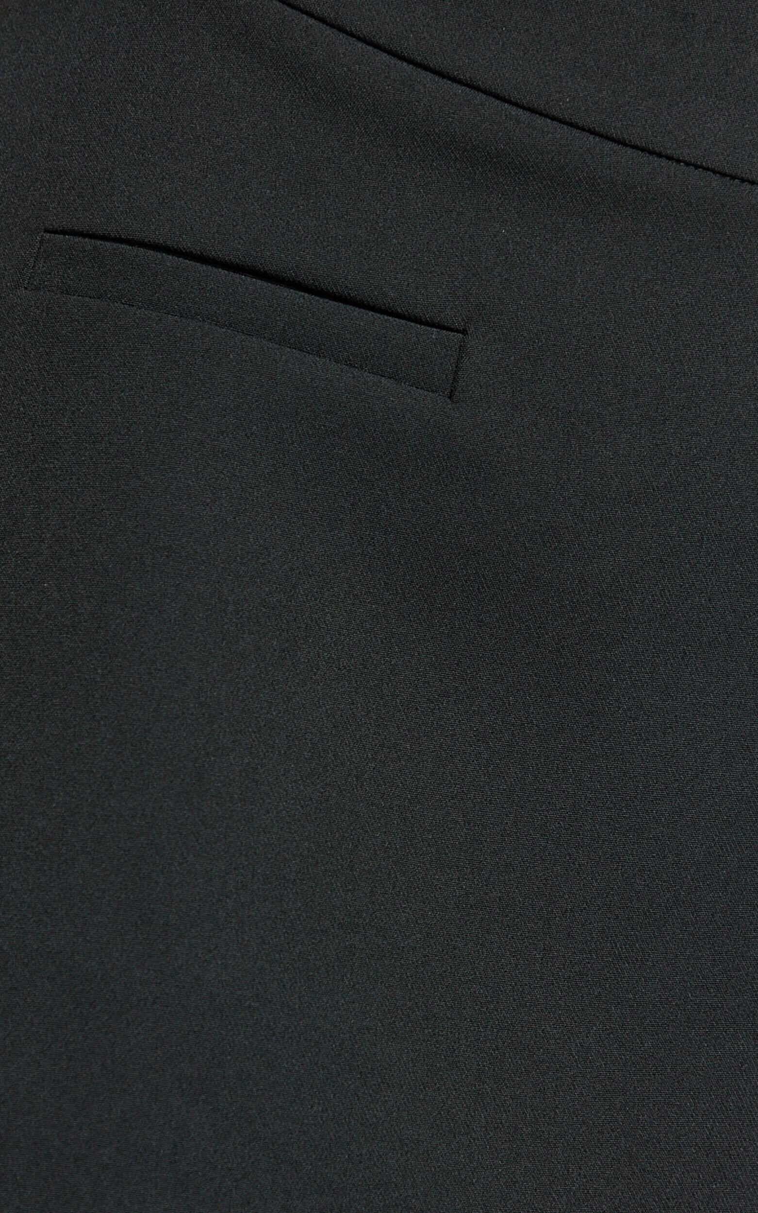 Noemi Skort - High Waist Faux Wrap Mini Skort in Black Product Image