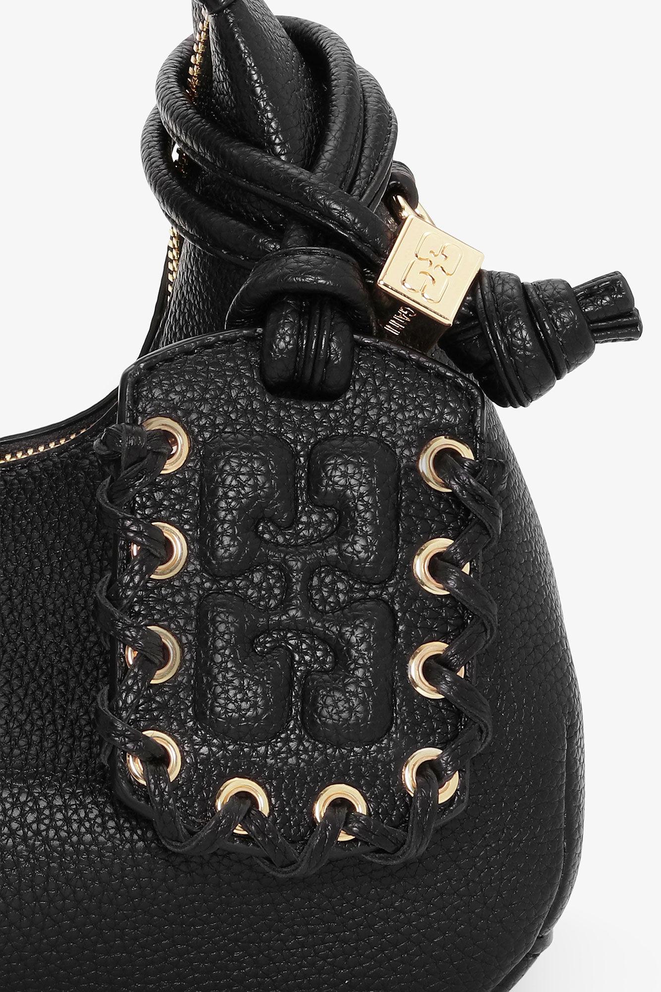 Black Mini Hobo Bag Product Image