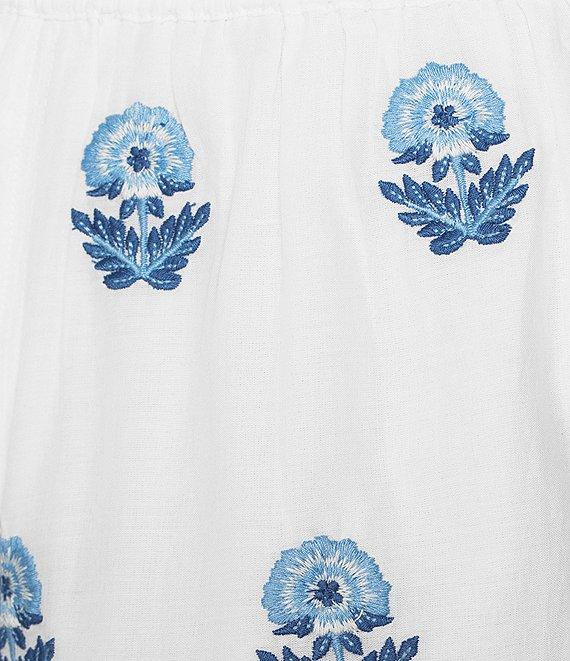 A Loves A Woven Floral Embroidered High Rise Pull On Coordinating Shorts Product Image