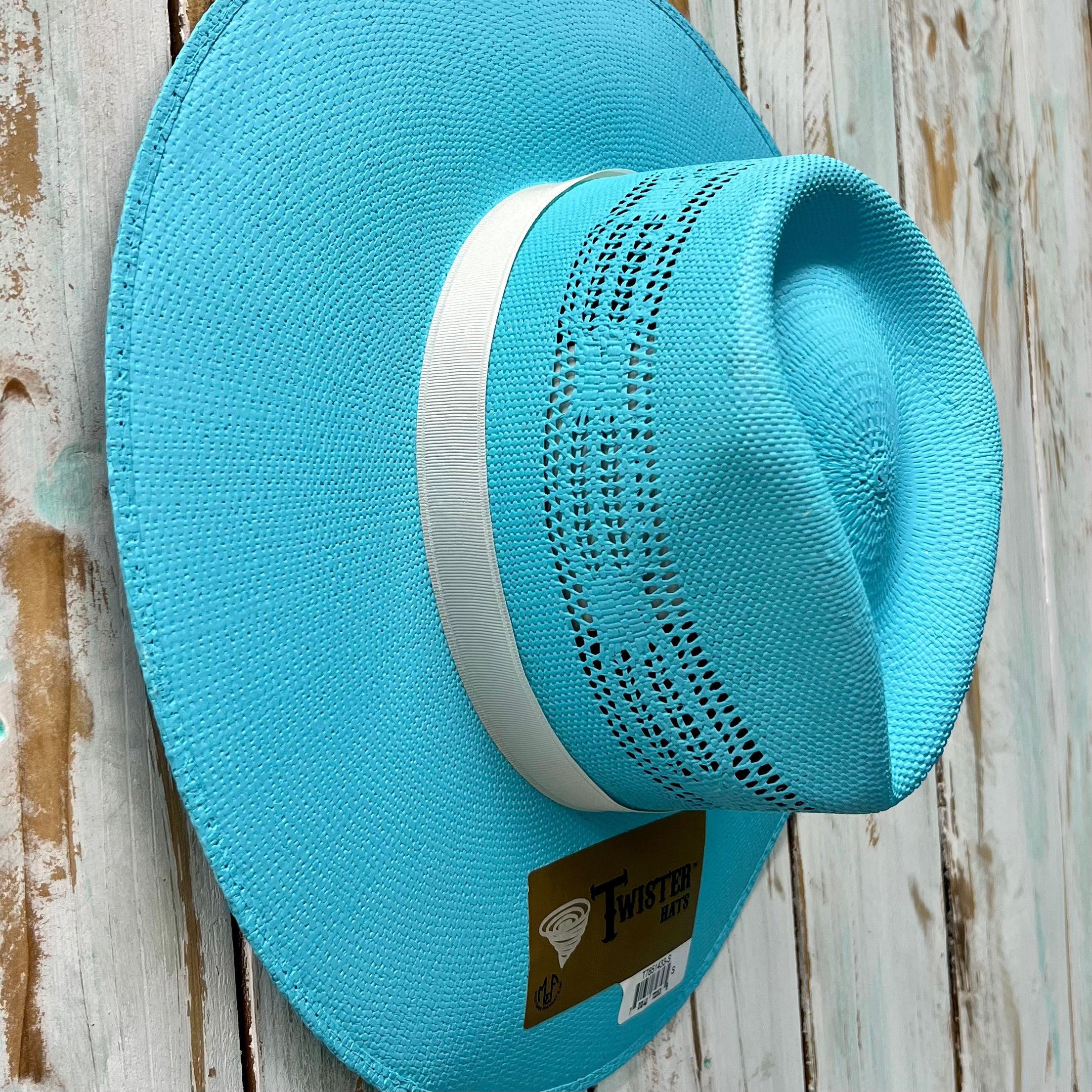Rolling Around In The Turquoise Straw Hat Product Image