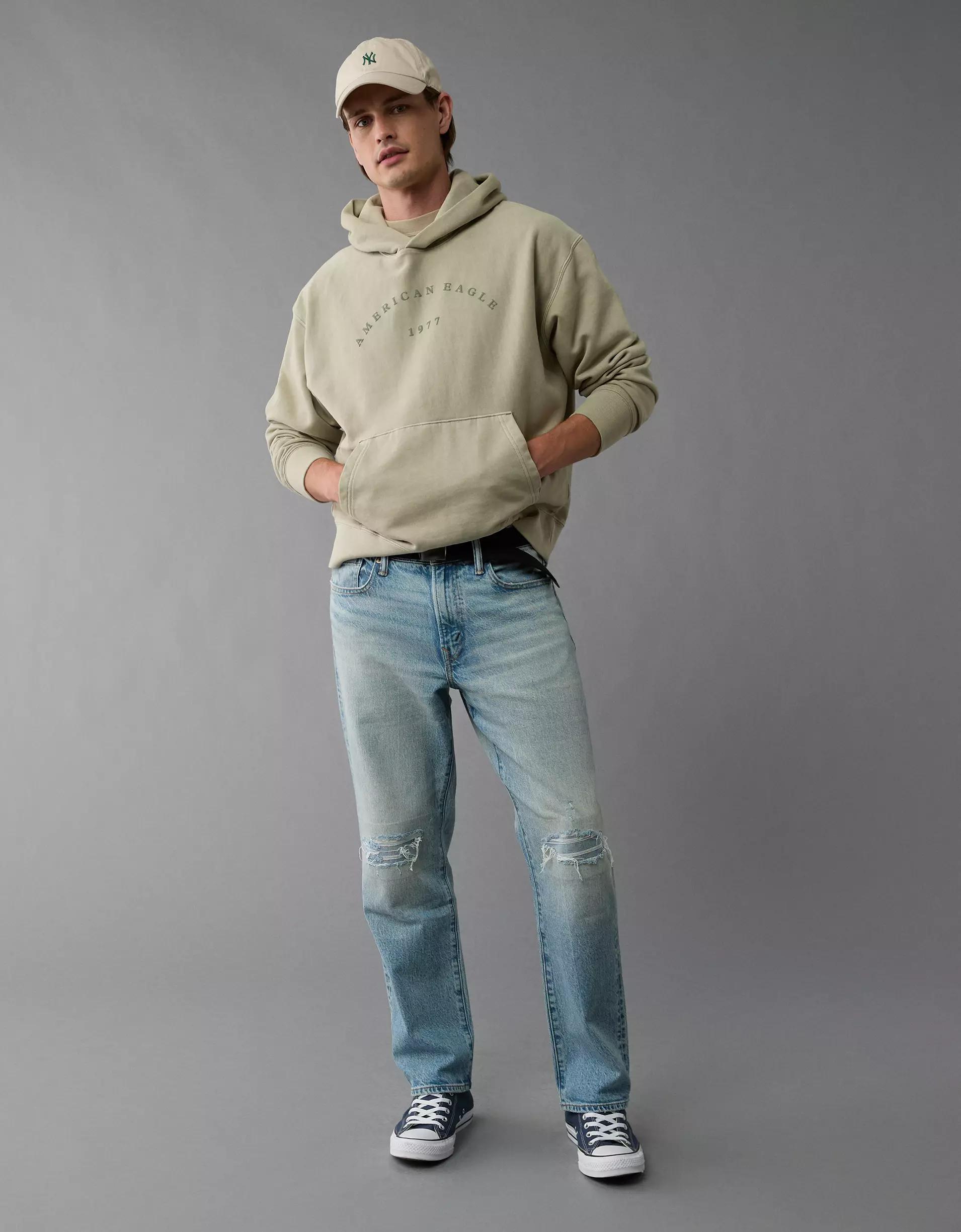 AE Laidback Luxe Heavyweight Logo Hoodie Product Image