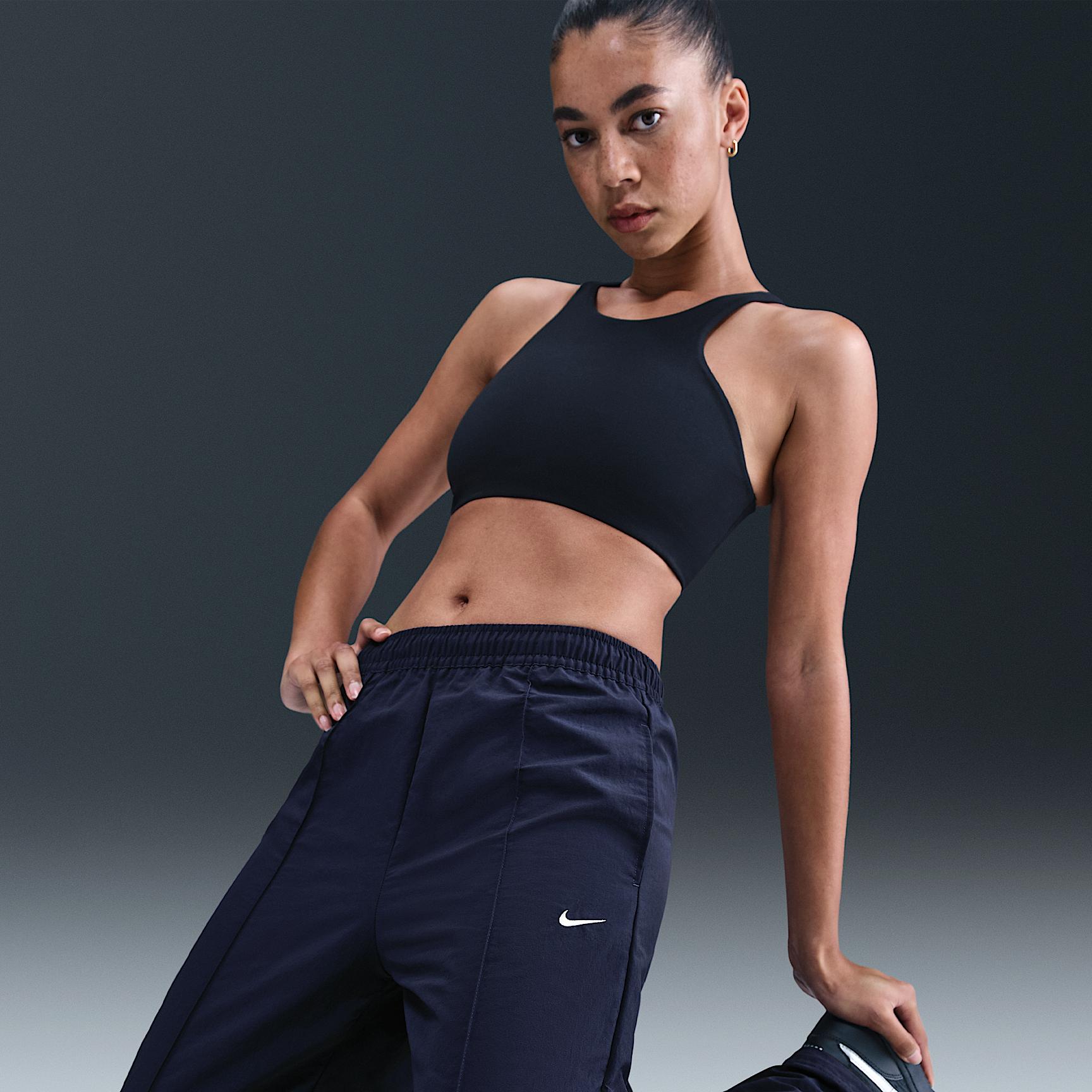 Womens Nike Sportswear Everything Wovens Mid-Rise Open-Hem Pants | FQ3588-410 Product Image