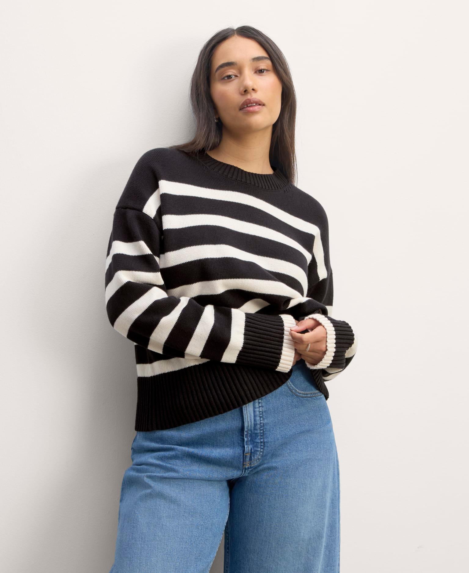 Womens Boxy Sweater in Everyday Cotton by Everlane Product Image
