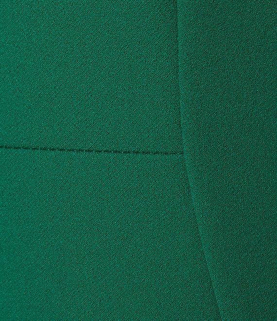 Calvin Klein Scuba Crepe Short Petal Sleeve Crew Neck Sheath Dress Product Image