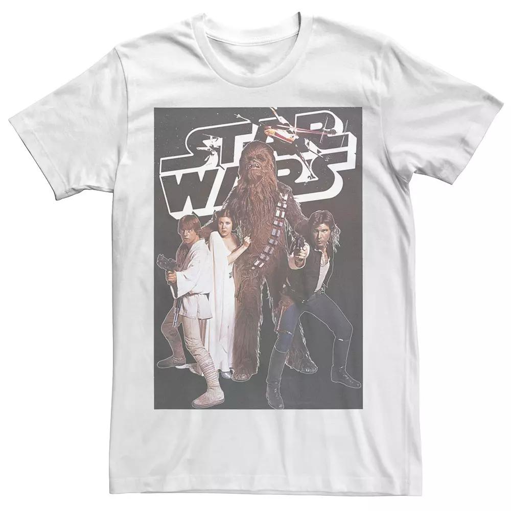 Men's Star Wars Vintage Group Poster Tee,  Product Image