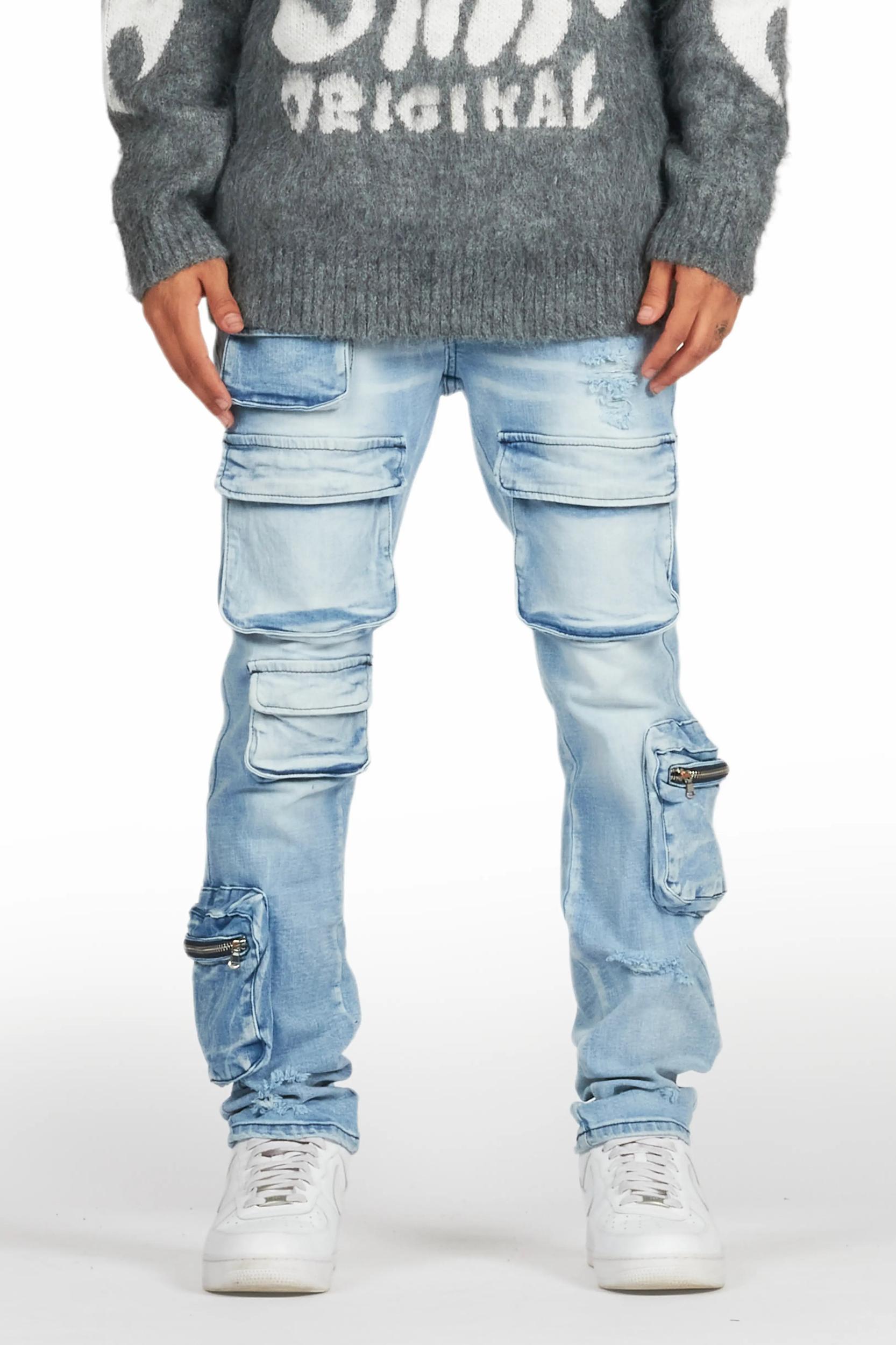 Korol Blue Skinny Fit Jean Male Product Image