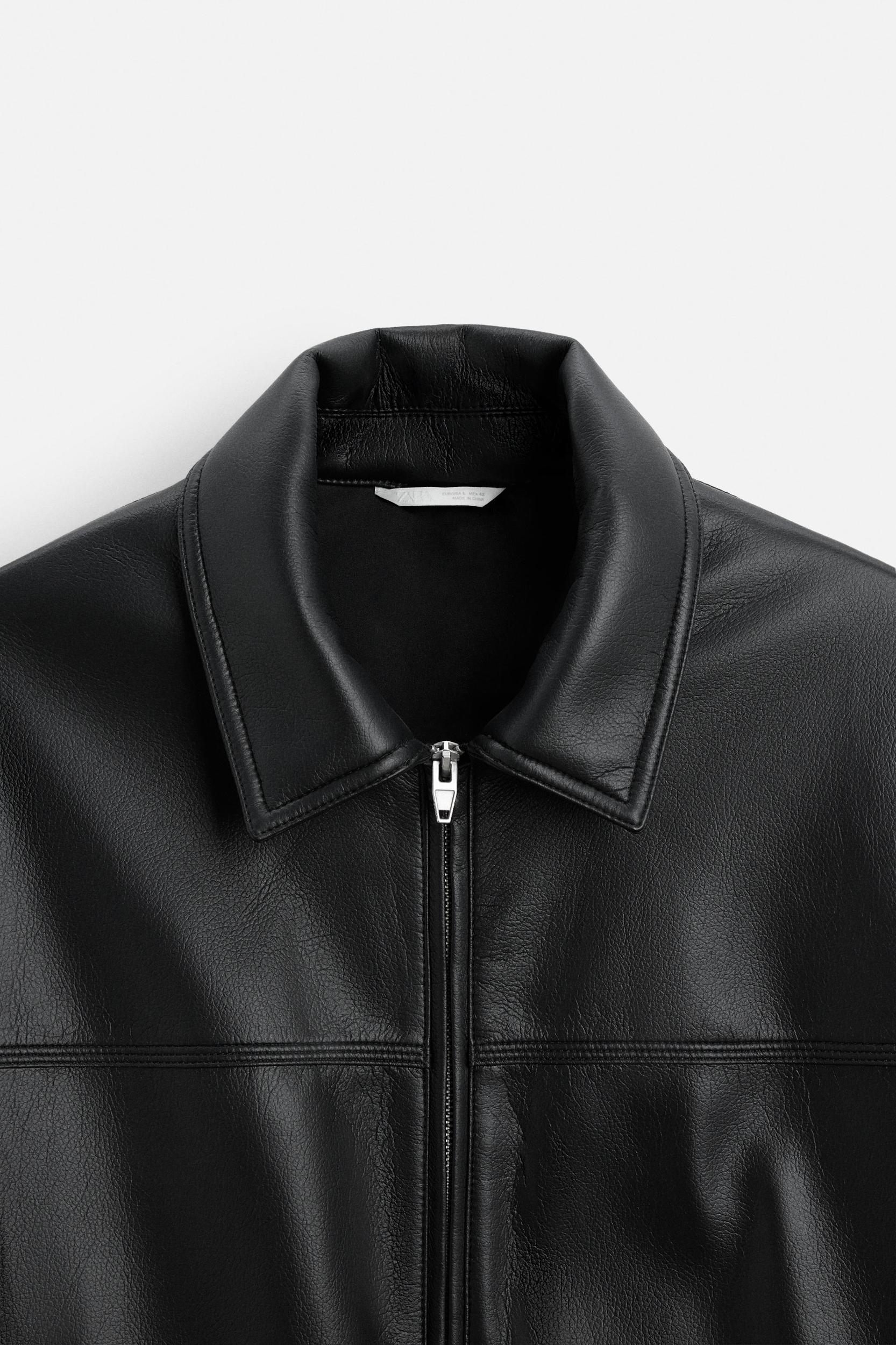 FAUX LEATHER JACKET Product Image