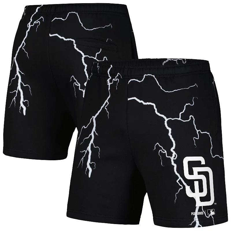 Men's PLEASURES Black San Diego Padres Lightning Shorts,  Product Image