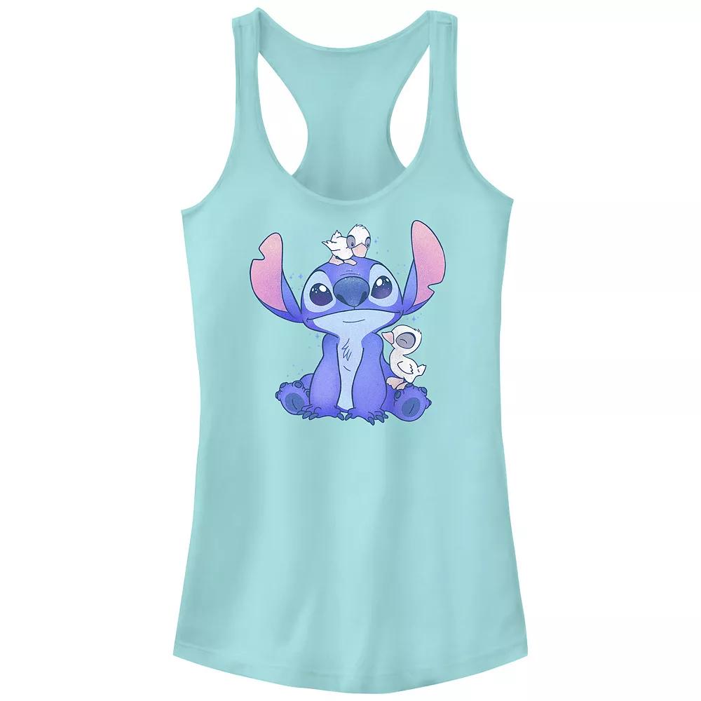 Disney's Lilo & Stitch Lucky Ducks Juniors' Racerback Tank Top, Girl's,  Product Image