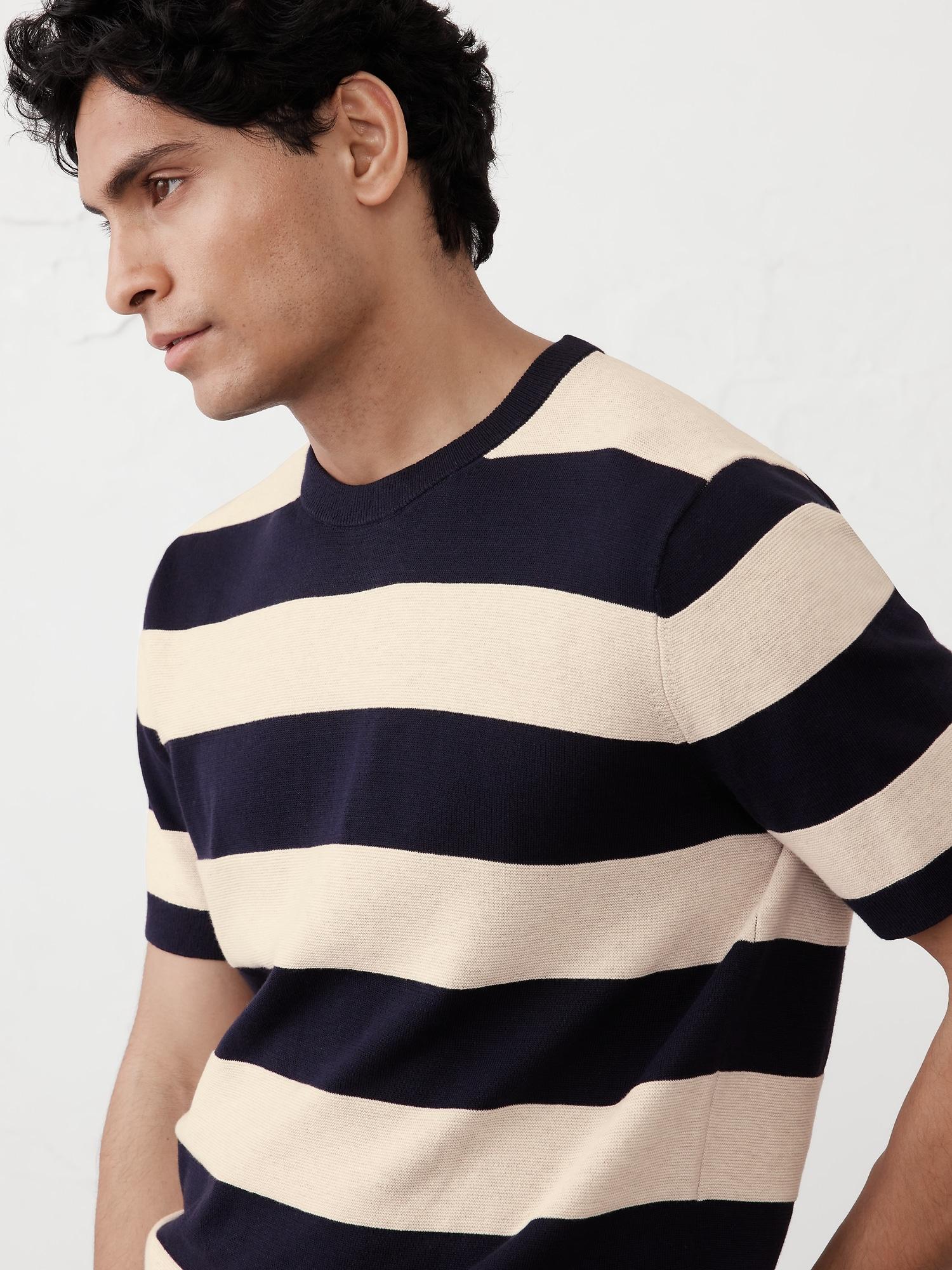 Refined Textured Sweater T-Shirt Product Image