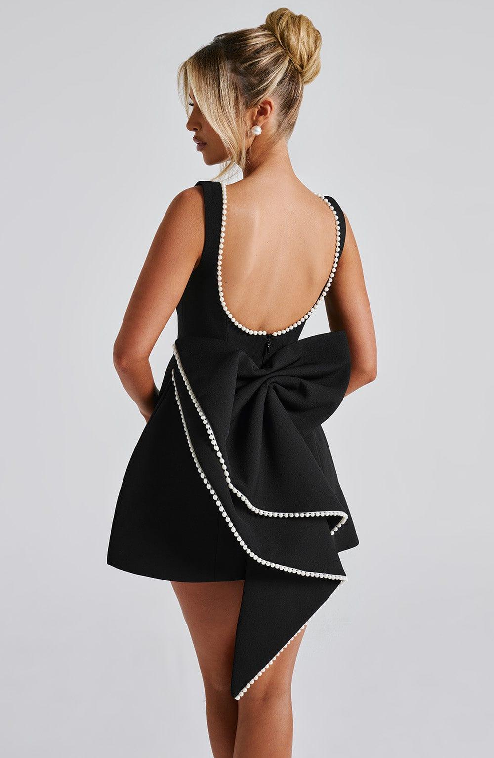 Carrie Mini Dress - Black Product Image