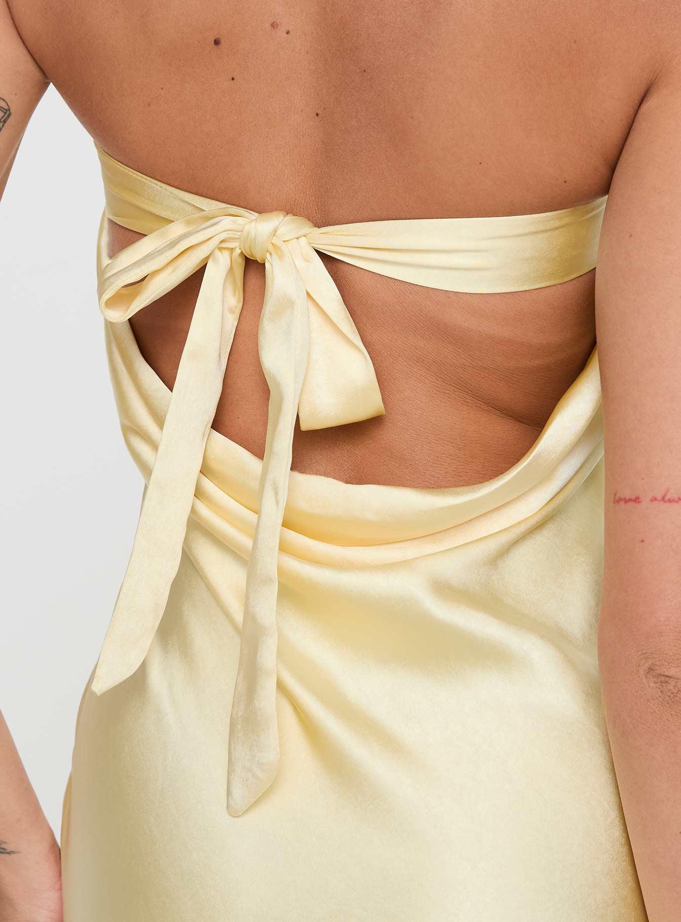 Haley Maxi Dress Yellow Product Image