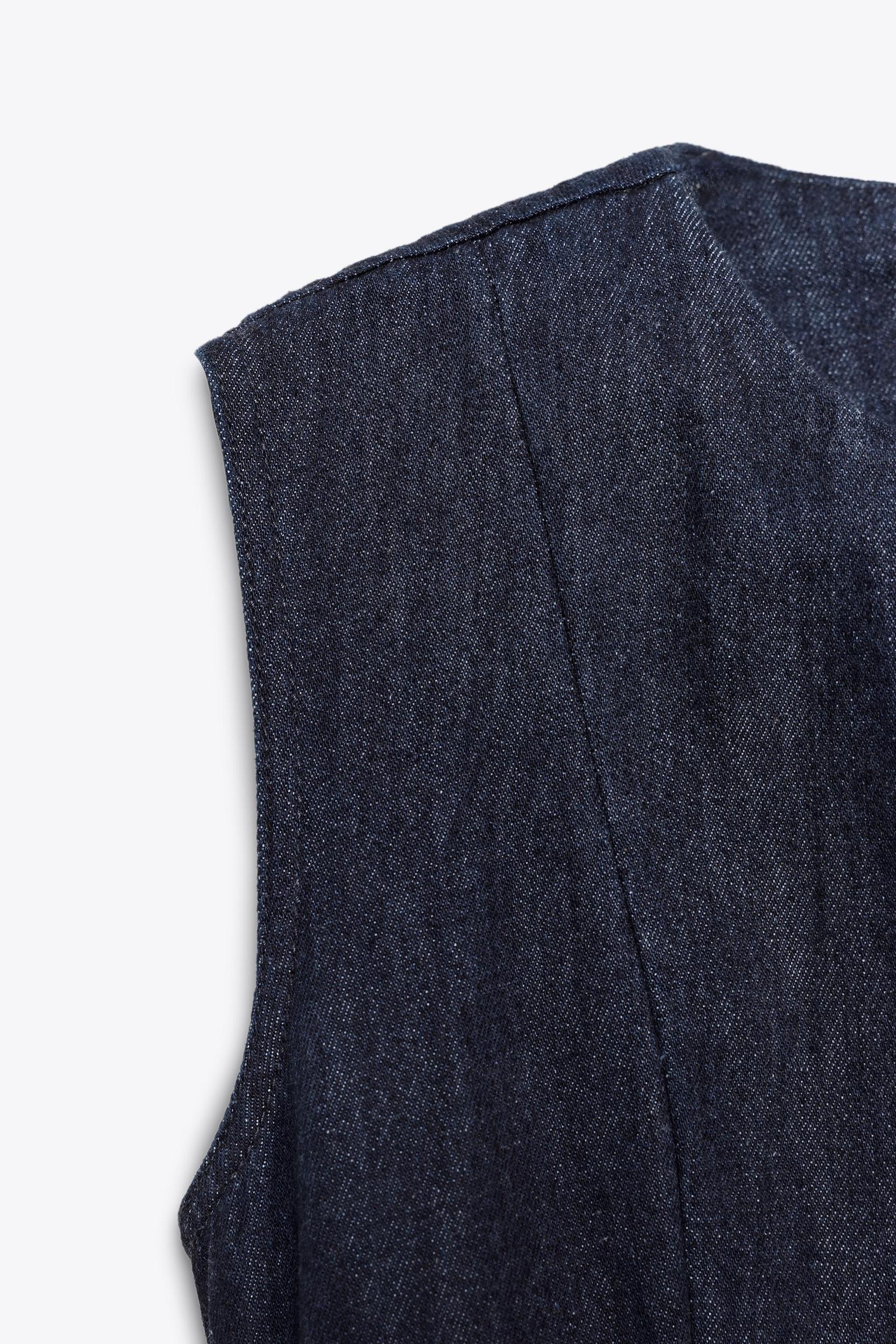 ZW COLLECTION DENIM MIDI DRESS Product Image