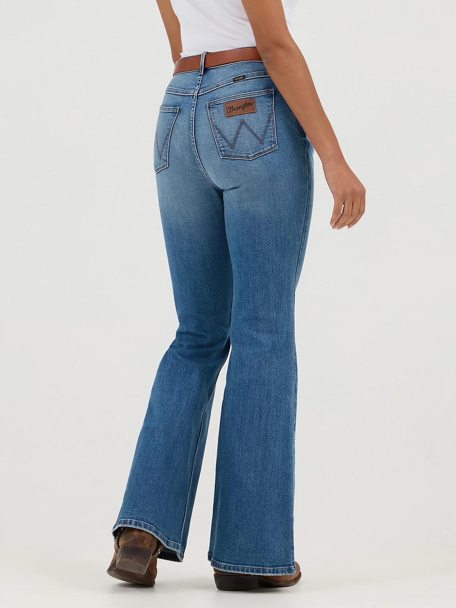 Women's High Rise Flare Jean | Women's JEANS | Wrangler® Product Image