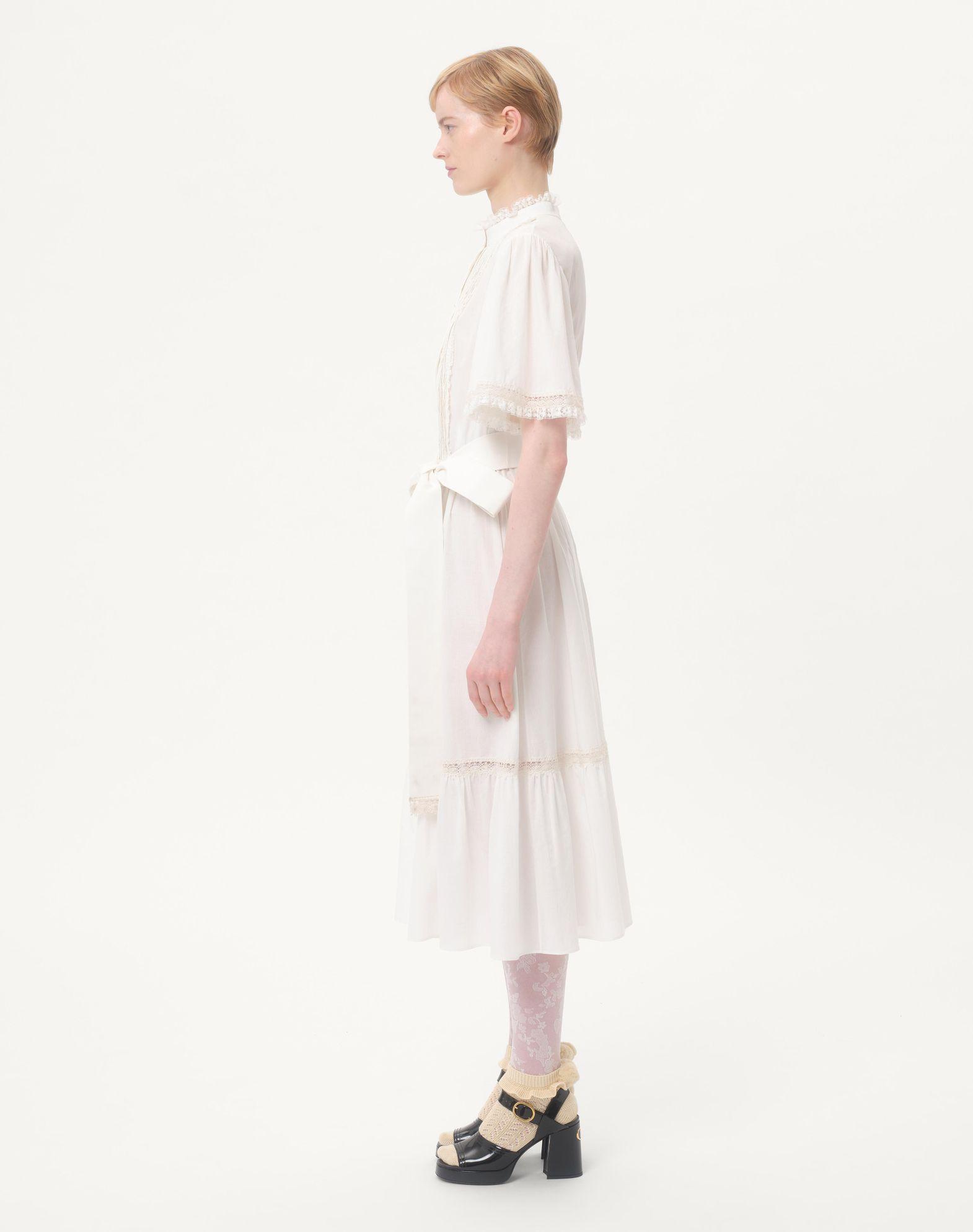 Midi Dress In Cotton Muslin Product Image