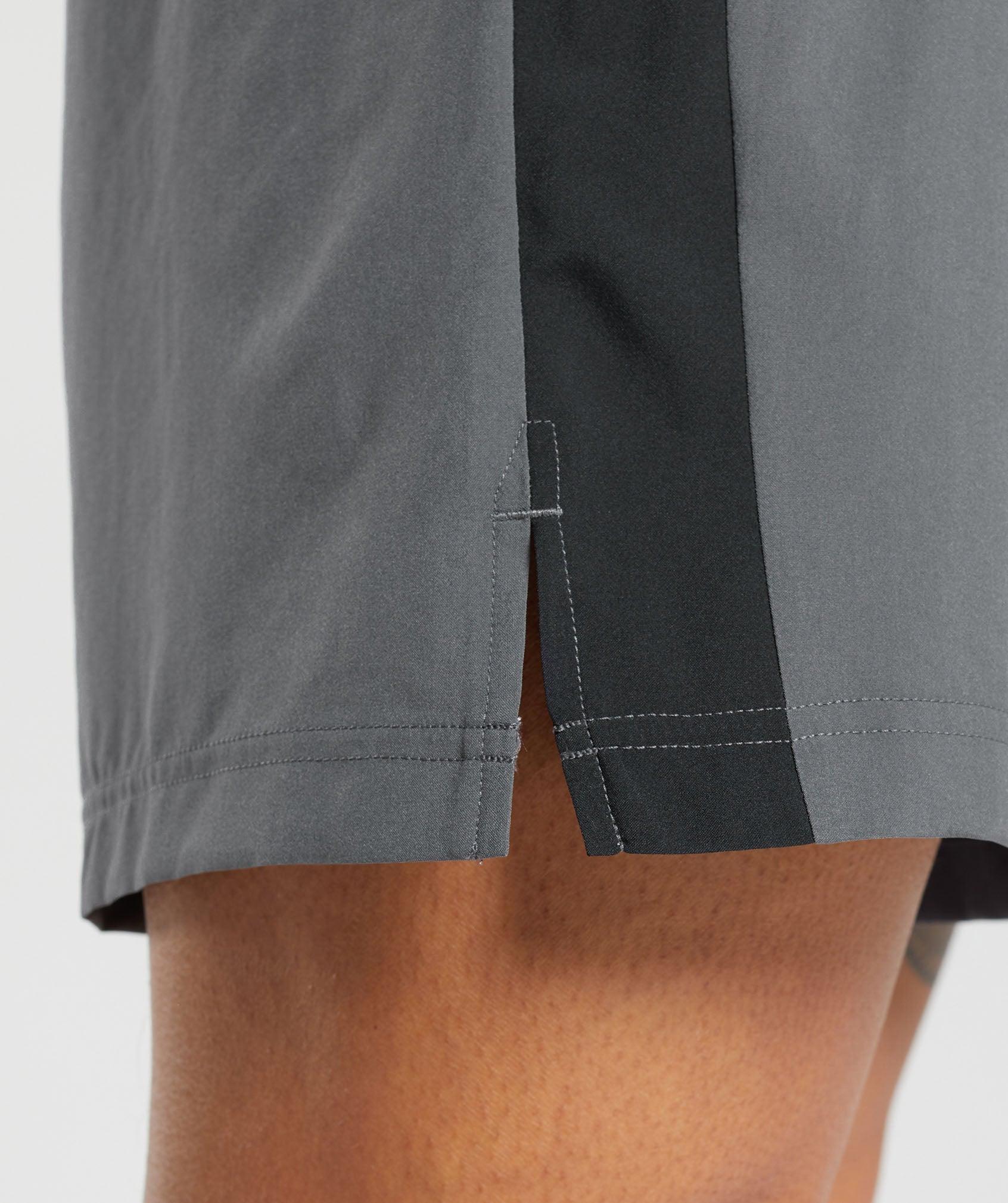 Gymshark Sport  7" Shorts - Dark Grey/Black Male Product Image