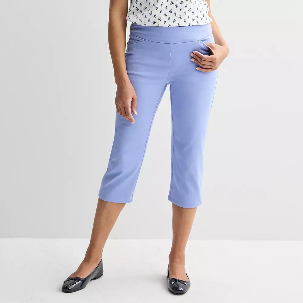 Women's Croft & Barrow® Effortless Stretch Capri Pants,  Product Image