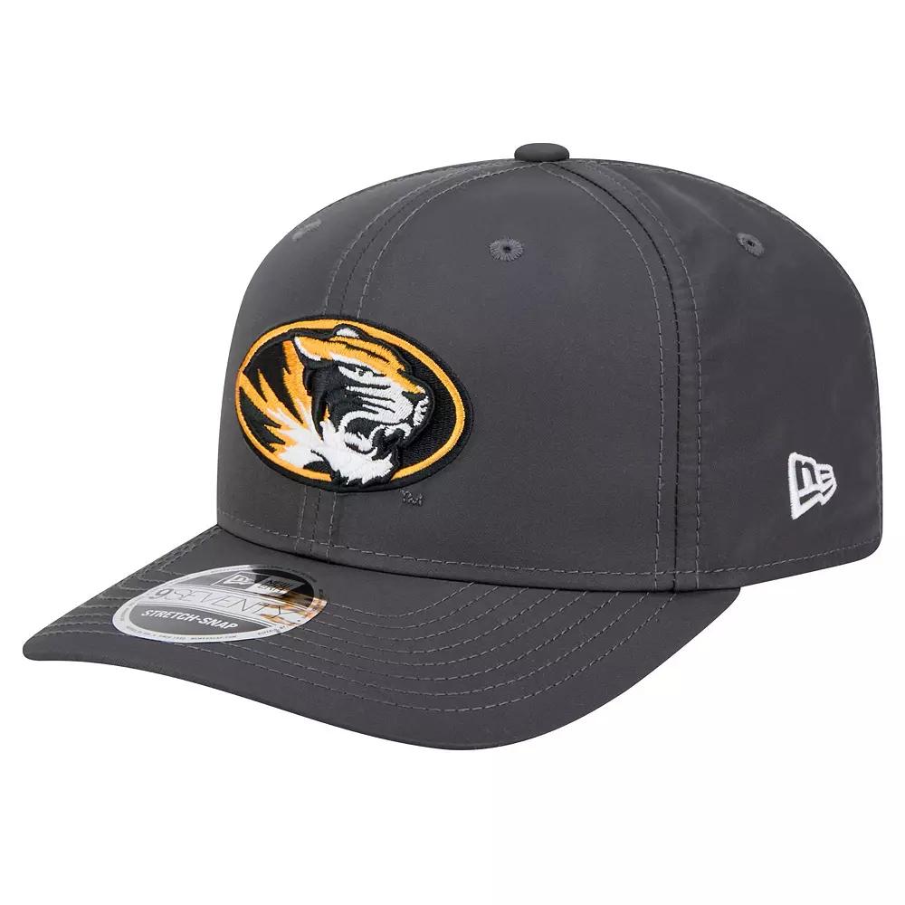 Men's New Era Charcoal Missouri Tigers 9SEVENTY Stretch-Snap Hat Product Image