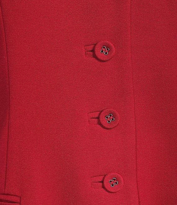 Antonio Melani Darcy V-Neck Sleeveless Coordinating Button Front Vest Product Image