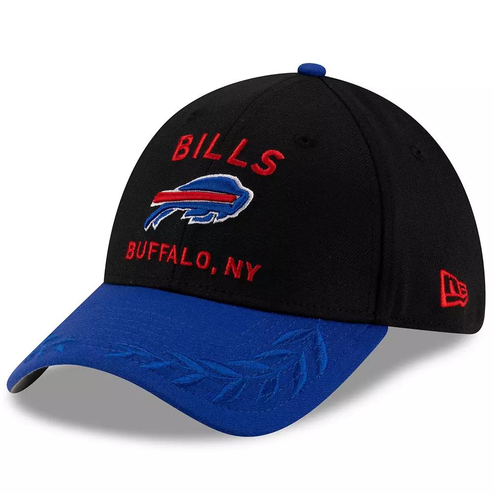 Men's New Era  Black/Royal Buffalo Bills 2025 NFL Draft 39THIRTY Flex Hat, Size: Small/Medium Product Image