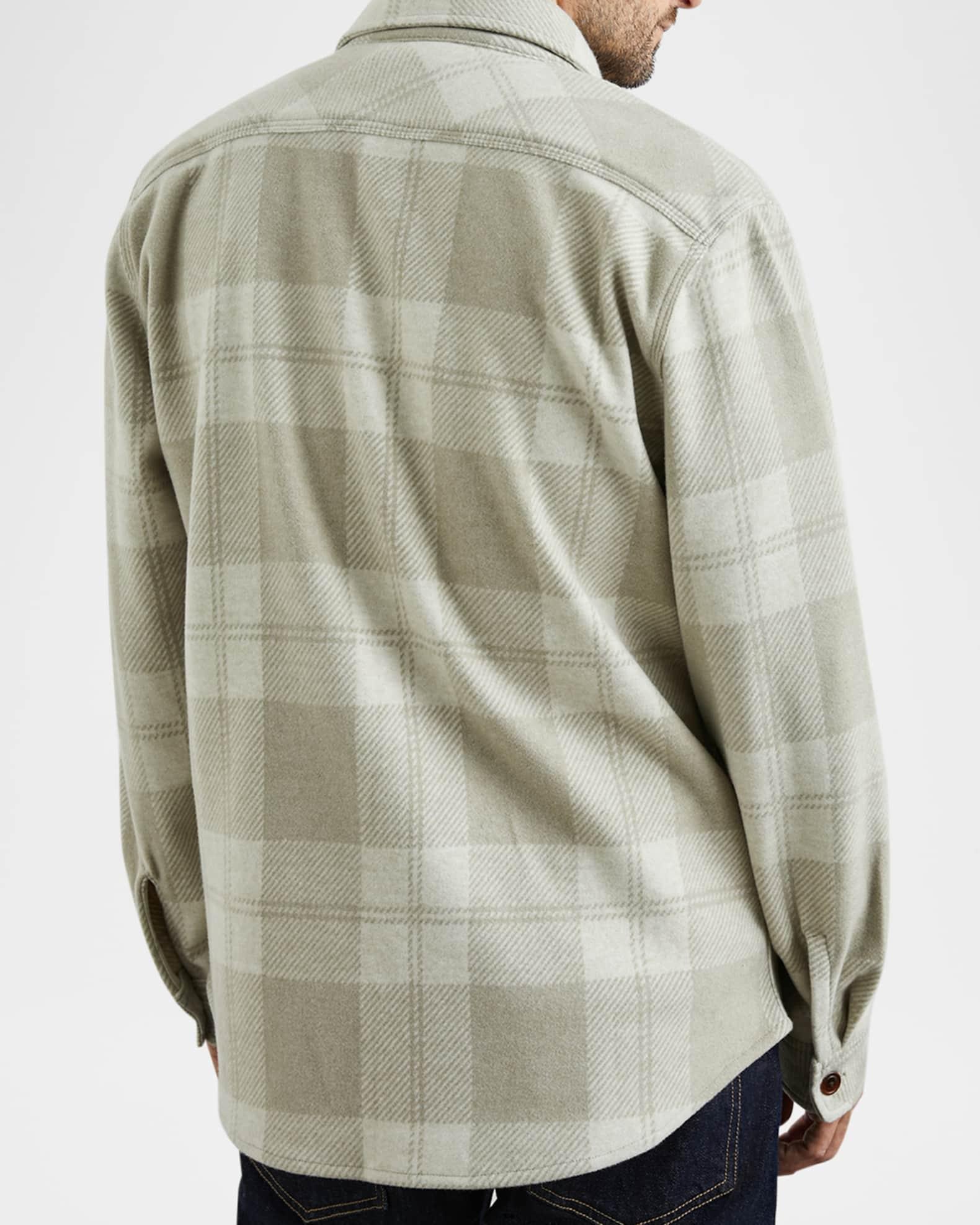 Men's Alder Brushed Flannel Button-Down Shirt Product Image