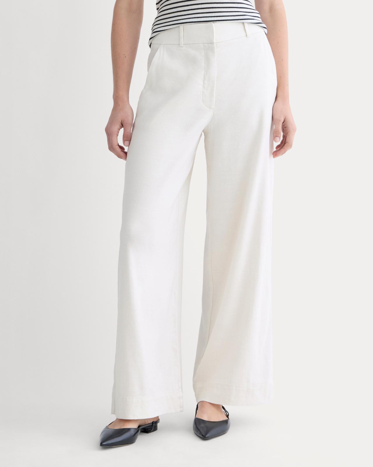 Womens Wide-Leg Pant in Stretch Linen by Everlane Product Image