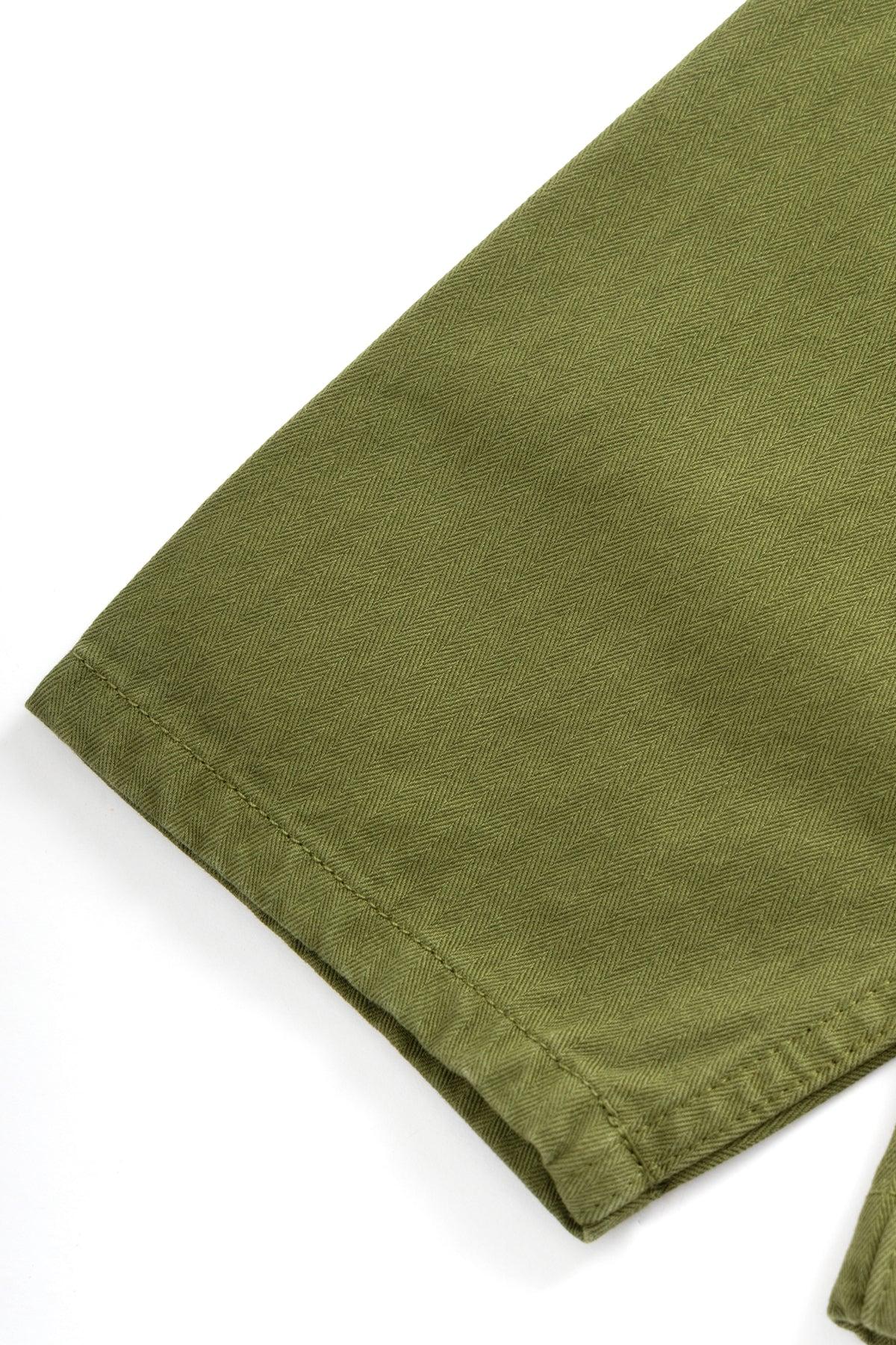 Herringbone Front Of House Jacket - Pesto Product Image