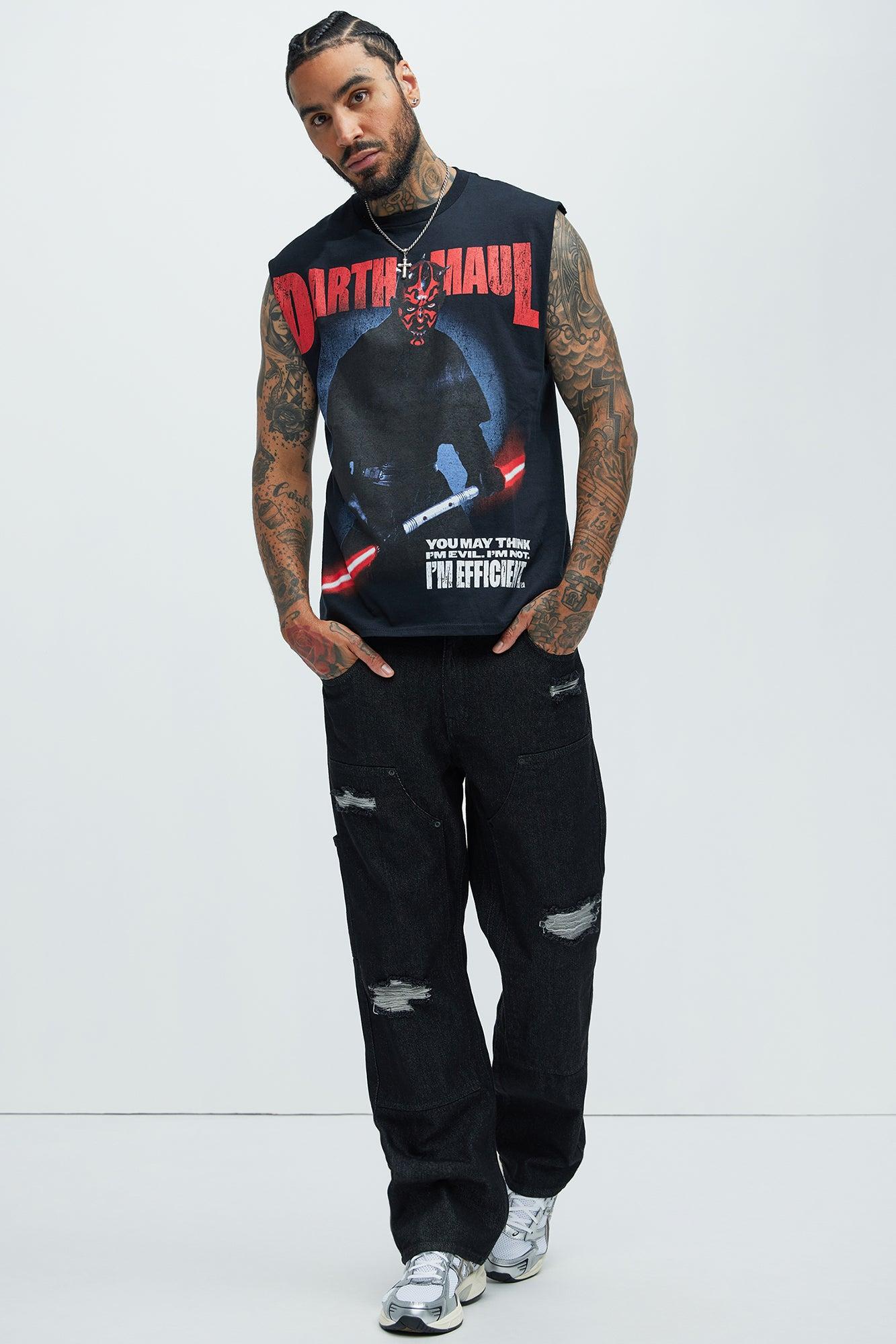Star Wars Darth Maul Sleeveless Tee - Black Product Image
