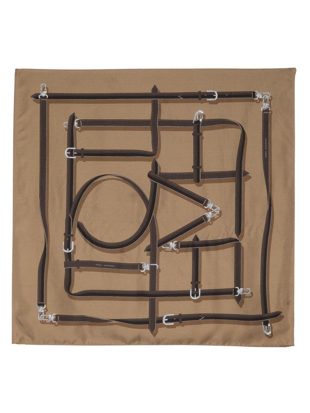 Clasp Belt silk scarf Product Image