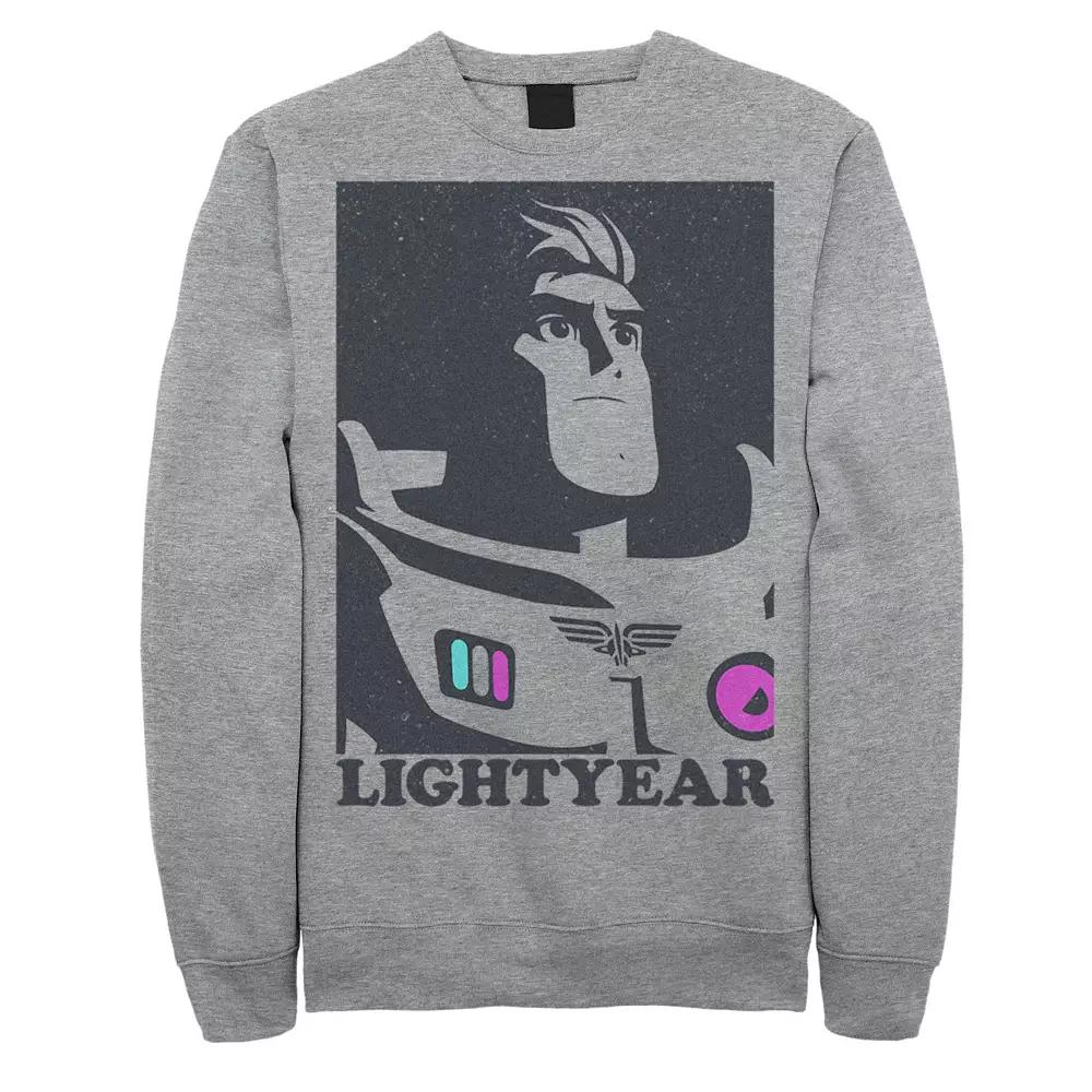 Disney / Pixar's Lightyear Buzz Men's Black And White Contrast Sweatshirt,  Product Image