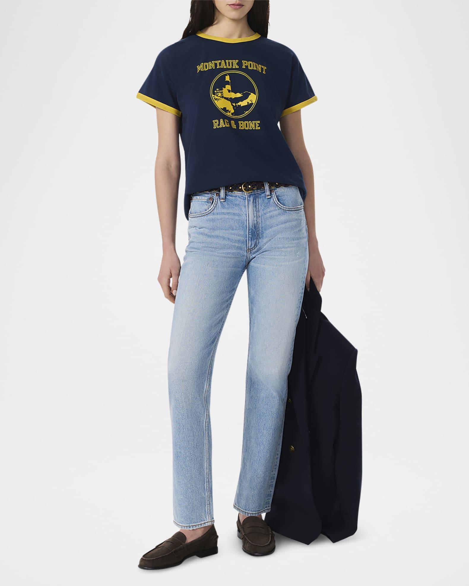 Montauk Boxy Ringer Tee Product Image