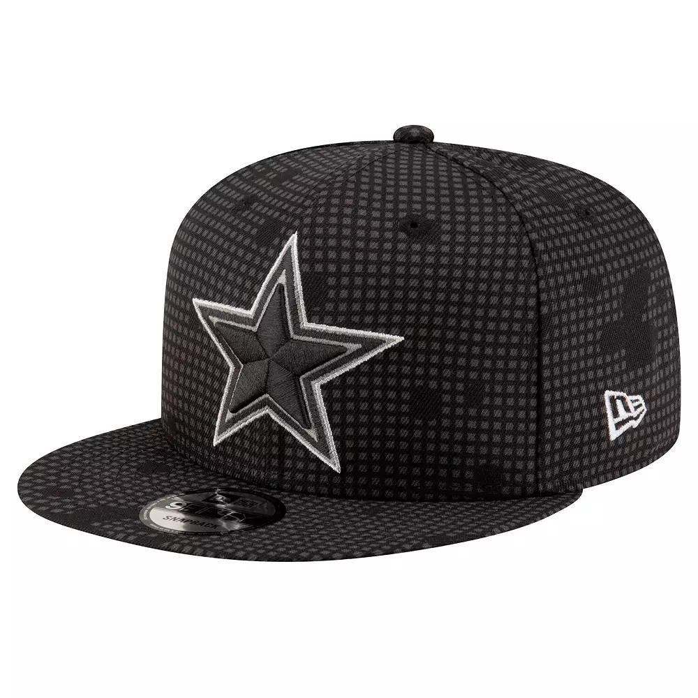 Men's New Era Graphite Dallas Cowboys Midnight Ink Pop Outline 9FIFTY Snapback Hat, Dark G Product Image