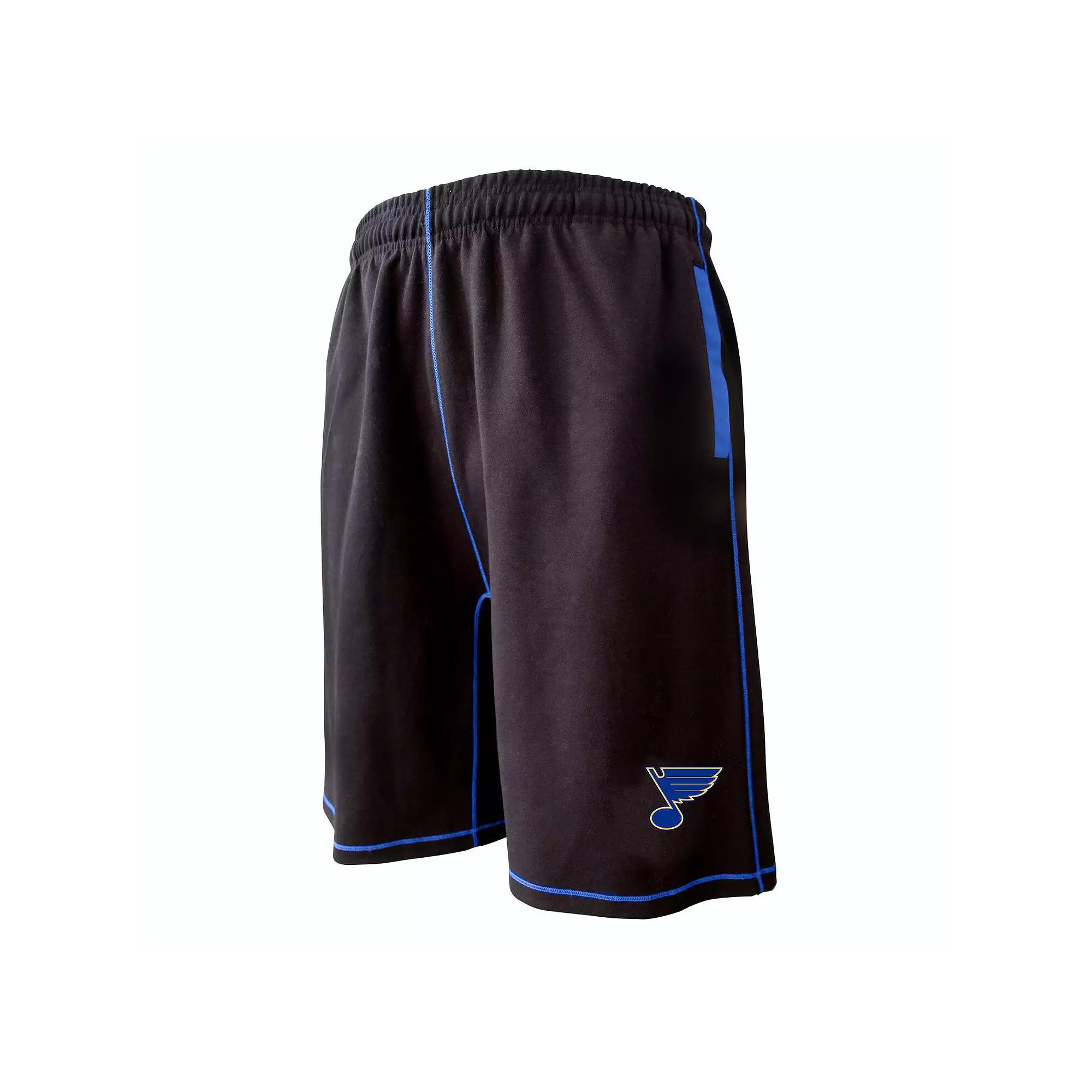 Men's Black St. Louis Blues Big & Tall French Terry Shorts,  Product Image