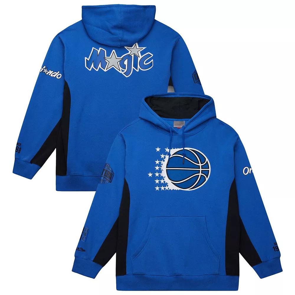 Men's Mitchell & Ness Blue Orlando Magic Hardwood Classics Team Origins Fleece Pullover Hoodie,  Product Image