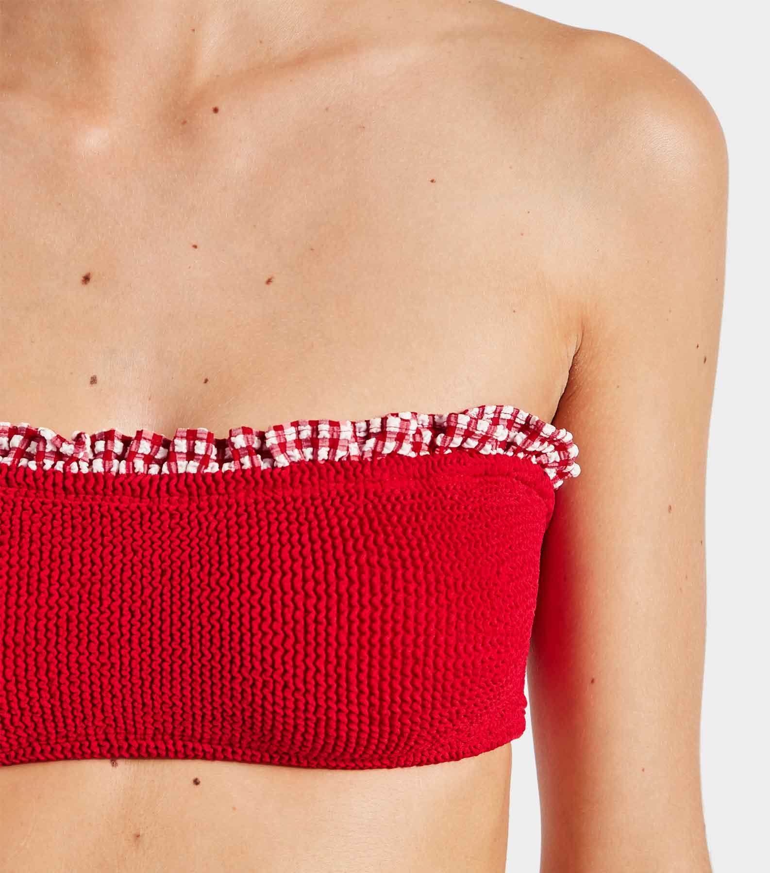 Peggy Bikini - Red Gingham Product Image