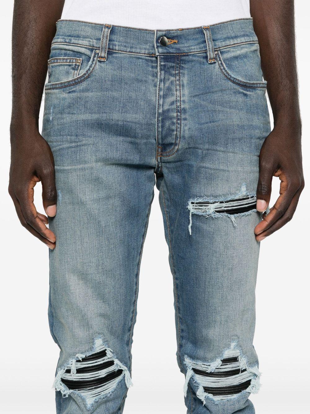MX1 distressed-effect skinny jeans Product Image
