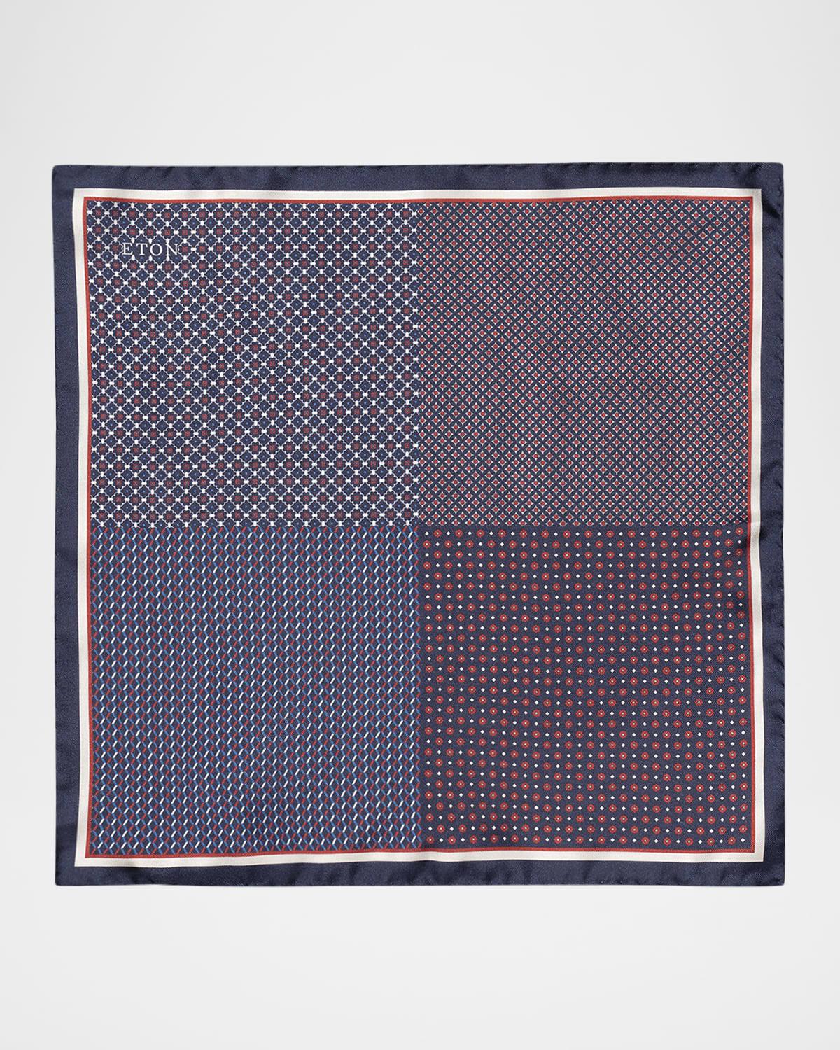 Mens Four-Side Silk Pocket Square Product Image