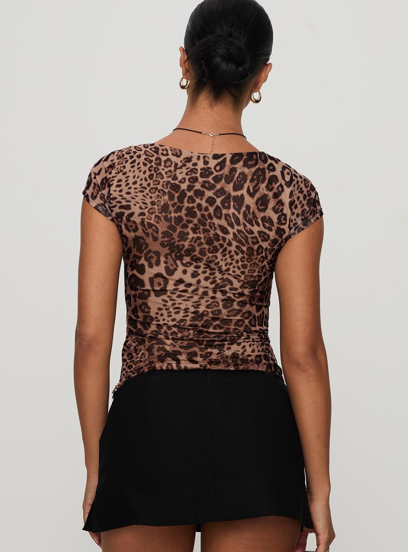 Nerys Top Leopard Product Image