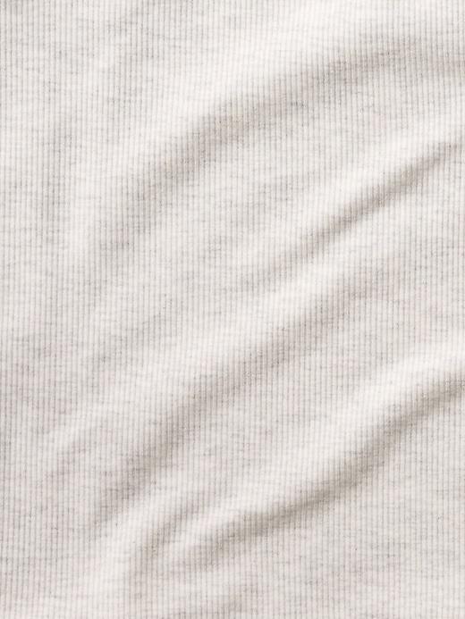 Signature Rib Square Neck Crop Tank Product Image