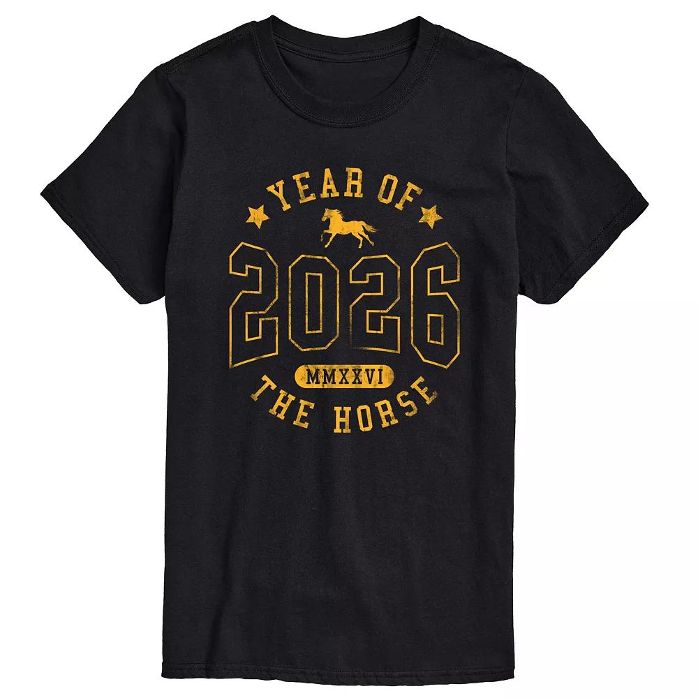 Men's Lunar New Year 2026 Year Of The Horse Graphic Tee,  Product Image