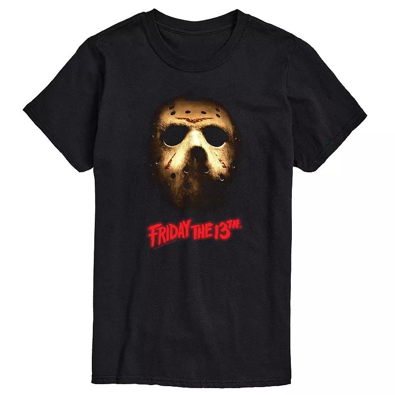 Big & Tall Friday The 13th Dark Mask Graphic Tee, Men's,  Product Image